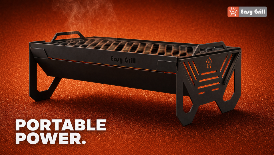 Easy Grill in use