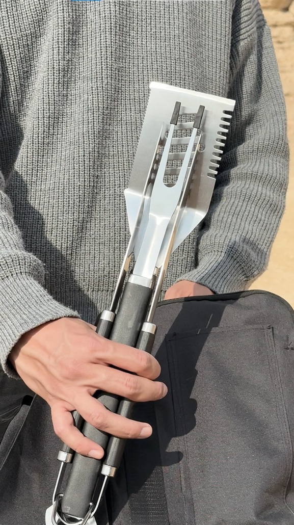 3-Piece BBQ Tool Set