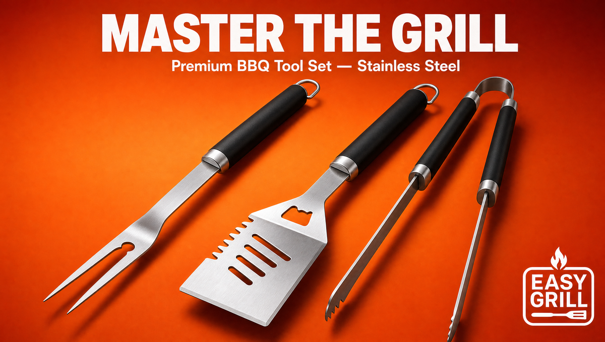 3-Piece BBQ Tool Set